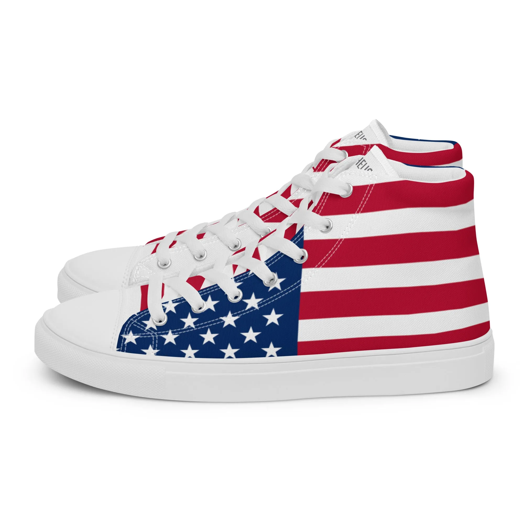 THEUS Men’s high top USA canvas shoes