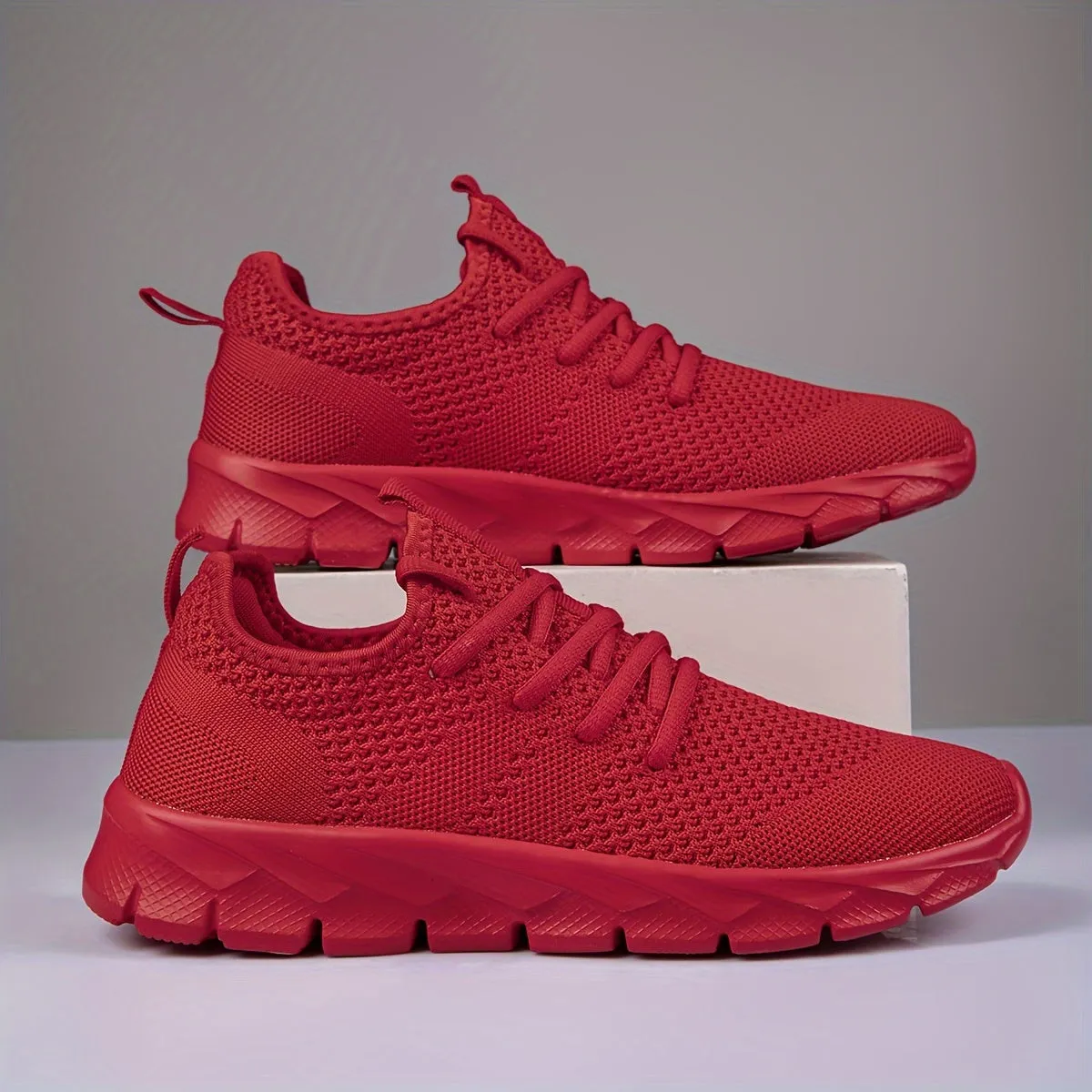 Ultimate Comfort Mens Breathable Laceup Sneakers Lightweight  Athletic
