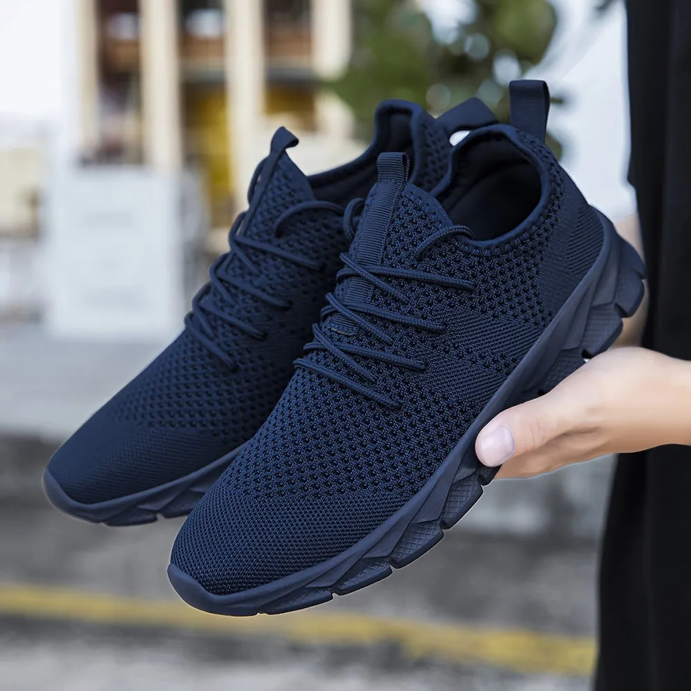 Ultimate Comfort Mens Breathable Laceup Sneakers Lightweight  Athletic