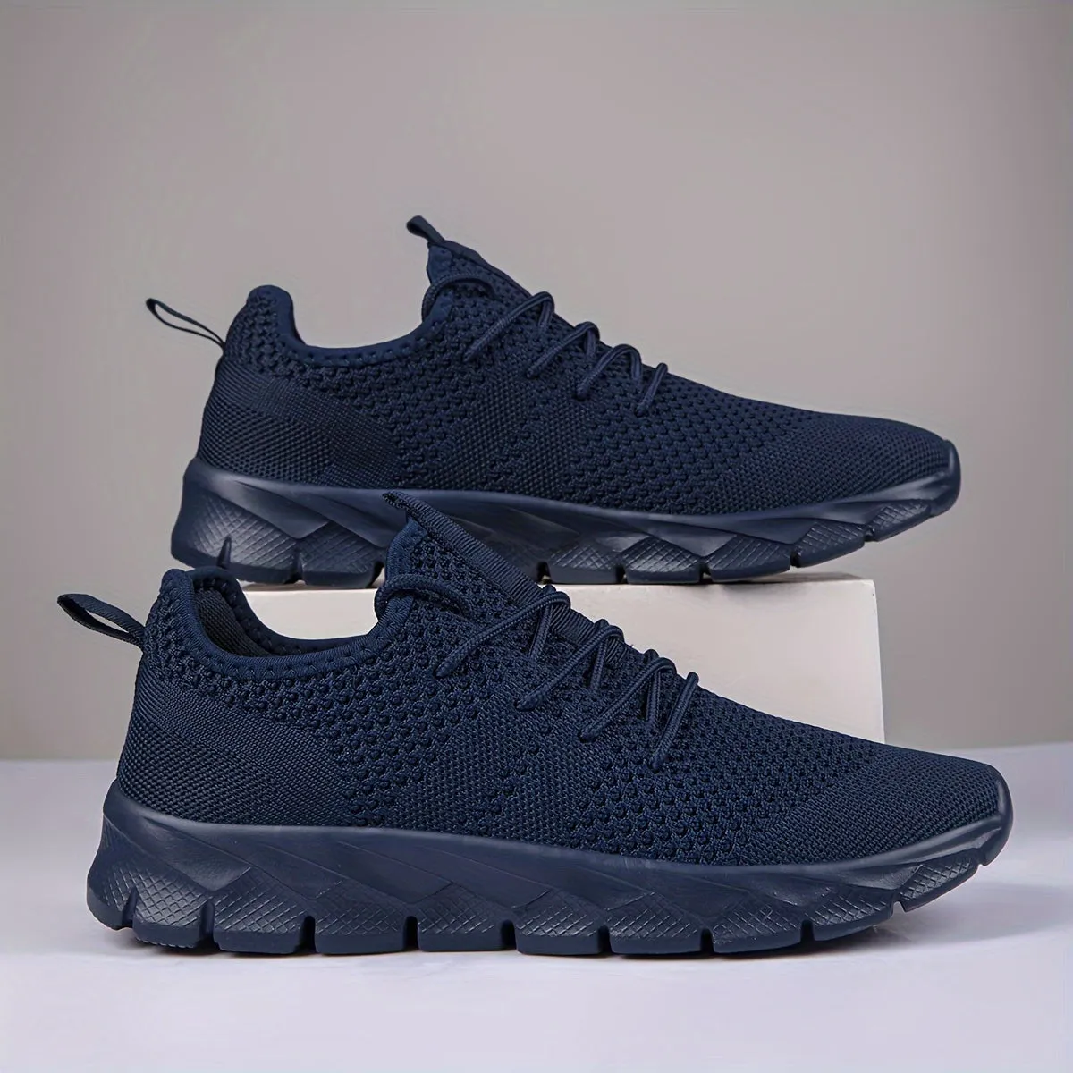 Ultimate Comfort Mens Breathable Laceup Sneakers Lightweight  Athletic