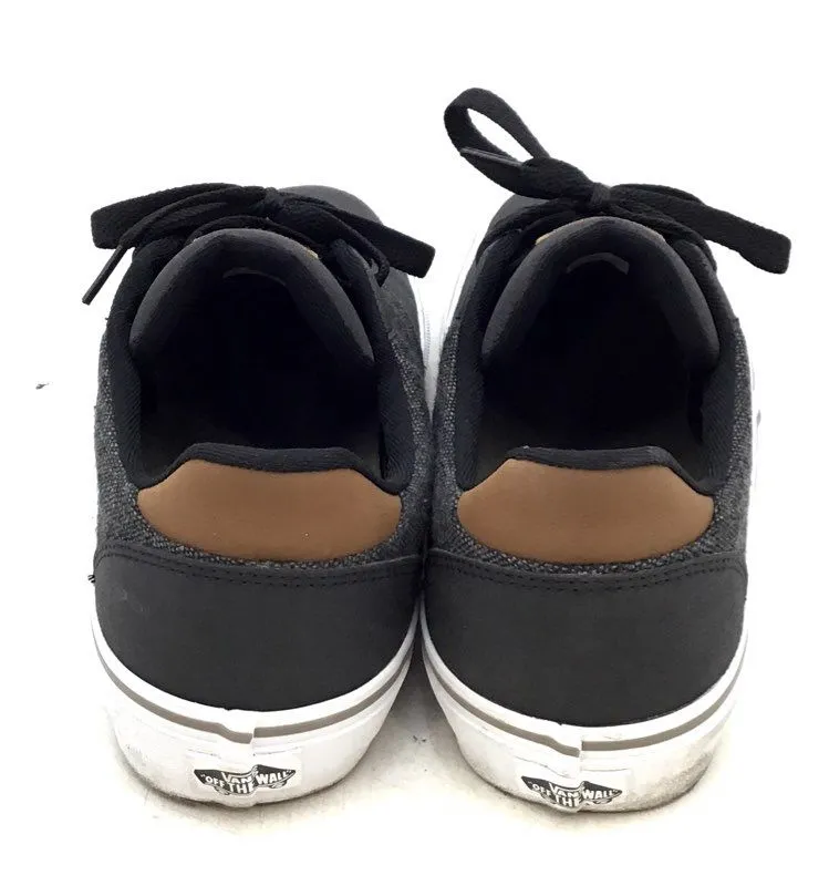 Vans Men's Black Low-Top Athletic Shoes - Size 10.5