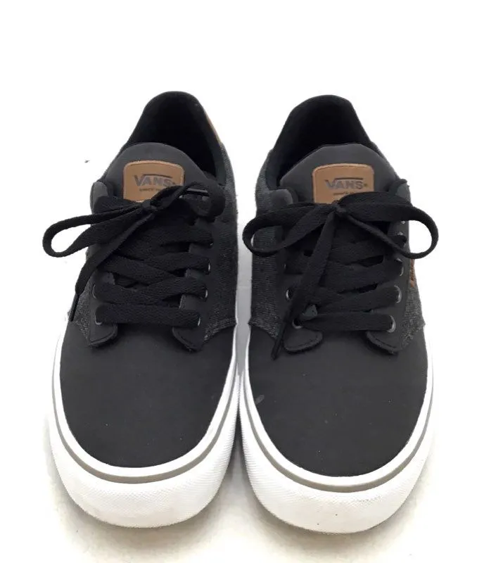 Vans Men's Black Low-Top Athletic Shoes - Size 10.5
