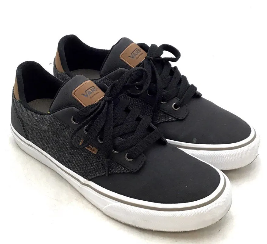 Vans Men's Black Low-Top Athletic Shoes - Size 10.5