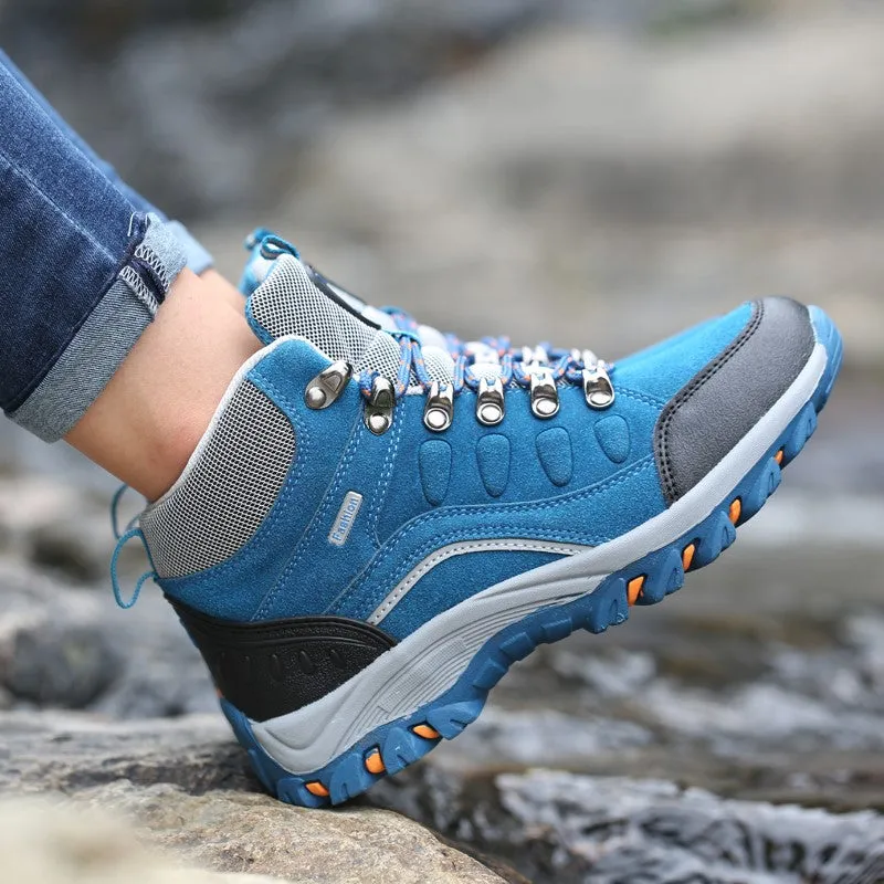 Women's fashion outdoor athletic anti-skid hiking boots