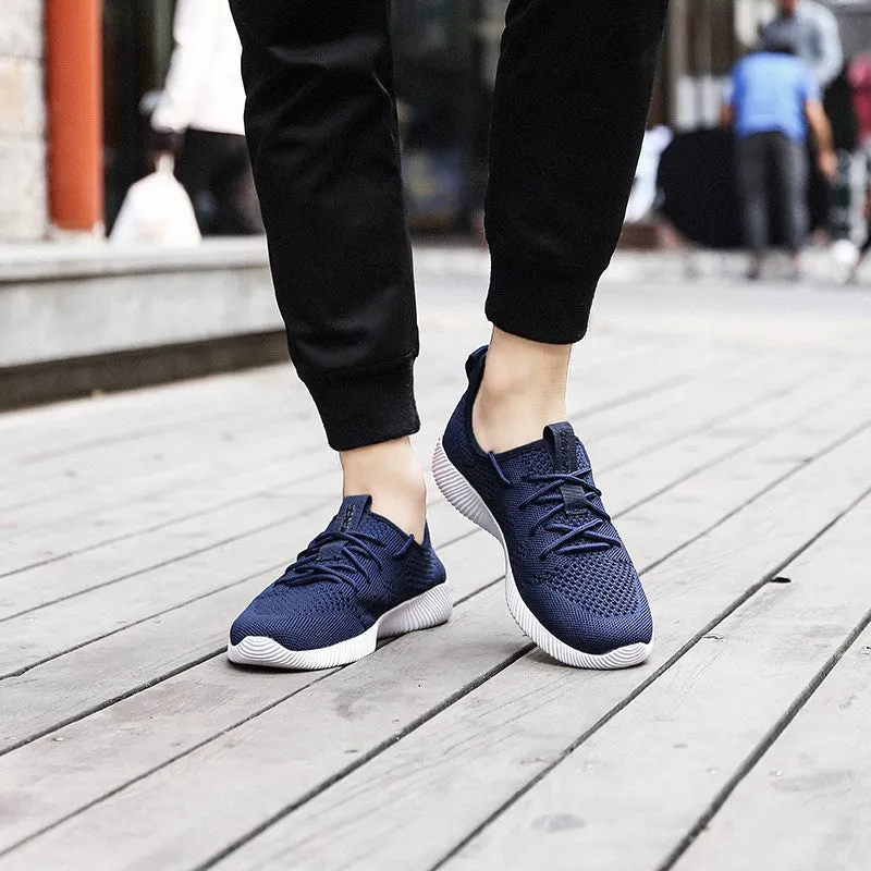 Women's mesh fabric breathable fashion platform tennis sneakers
