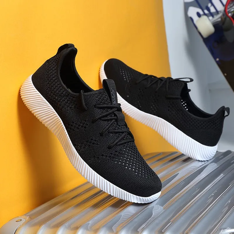 Women's mesh fabric breathable fashion platform tennis sneakers