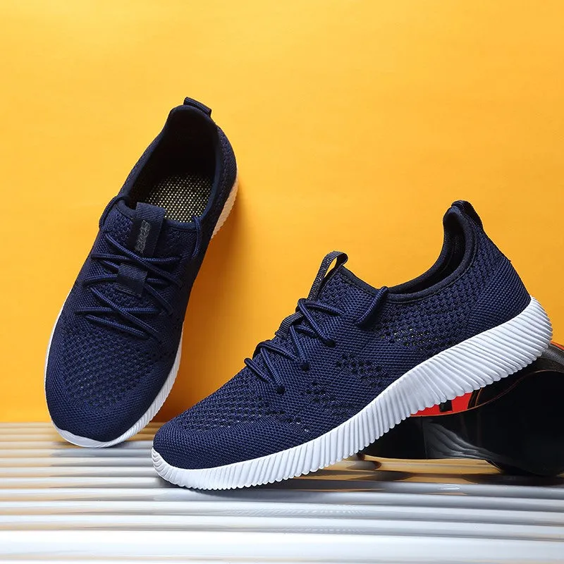 Women's mesh fabric breathable fashion platform tennis sneakers