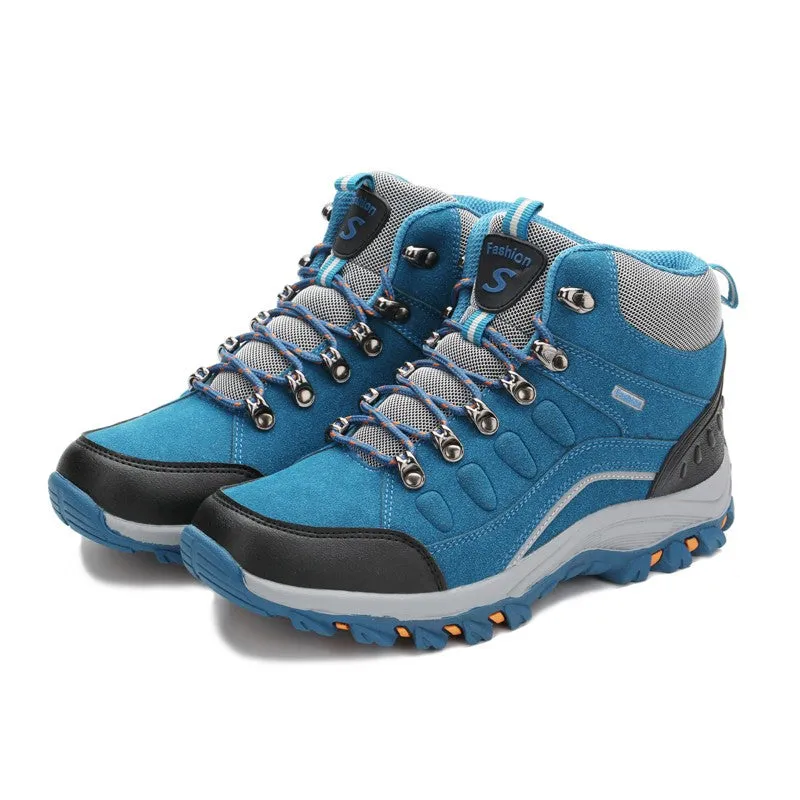 Women's winter fashion anti-skid thermal outdoor hiking sneakers