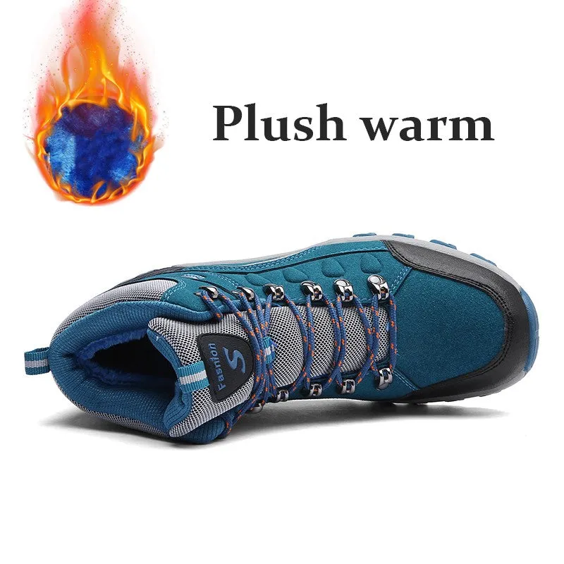 Women's winter fashion anti-skid thermal outdoor hiking sneakers